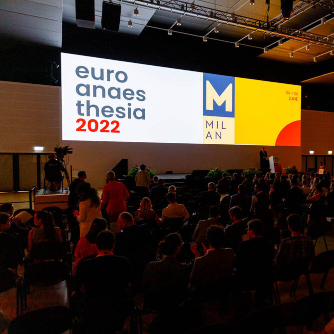Case picture of banner for Euroanaesthesia 2022